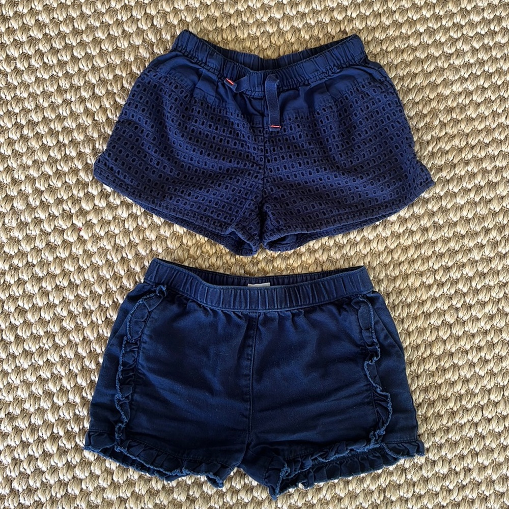 J. Crew Crewcuts Girls Shorts, S/2 (size 6)